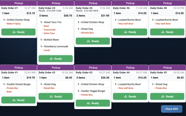 TABL food truck POS kitchen display system thumbnail